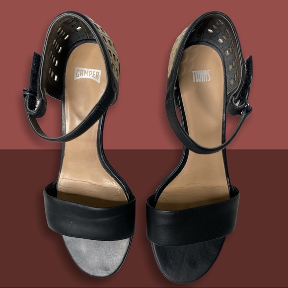 CAMPER Twins - Block heeled sandal - Picture 2 of 5